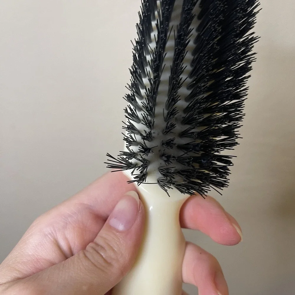 Vintage FULLER nylon Bristle Hair Brush 6 Rows 8